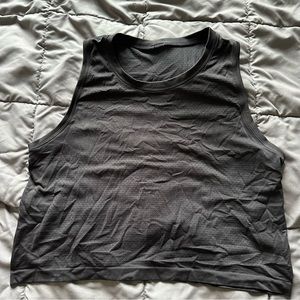 Lululemon breeze by muscle cropped tank